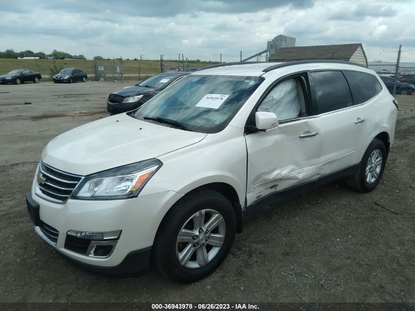 2014 CHEVROLET TRAVERSE LT - 1GNKRHKDXEJ253364