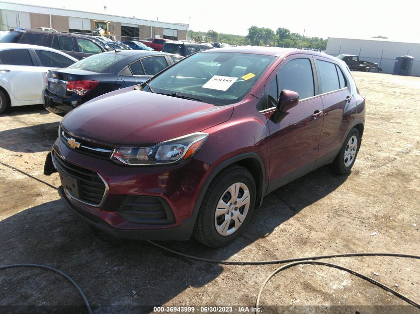2017 CHEVROLET TRAX LS - 3GNCJKSB7HL225963