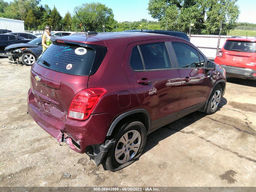 2017 CHEVROLET TRAX LS - 3GNCJKSB7HL225963