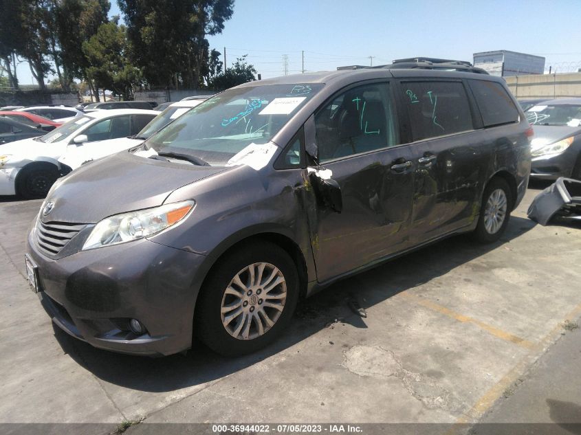 2014 TOYOTA SIENNA XLE - 5TDYK3DCXES427063