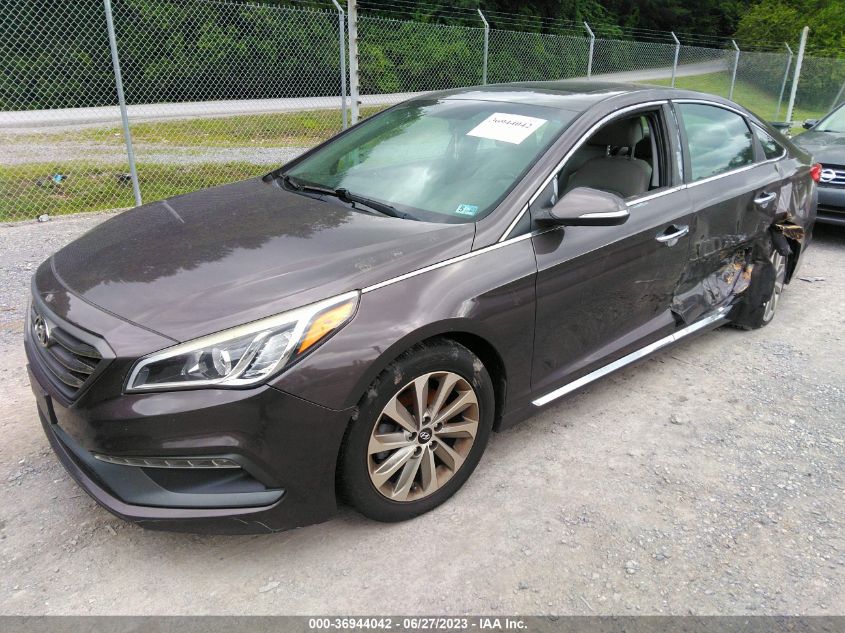 2017 HYUNDAI SONATA SPORT/LIMITED - 5NPE34AF0HH459986