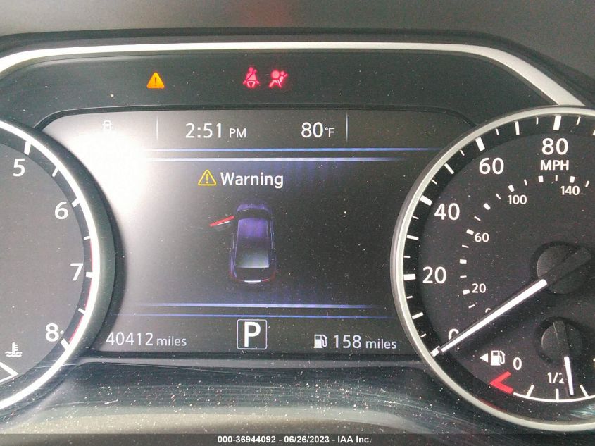 2019 NISSAN MAXIMA SL - 1N4AA6AV5KC374657