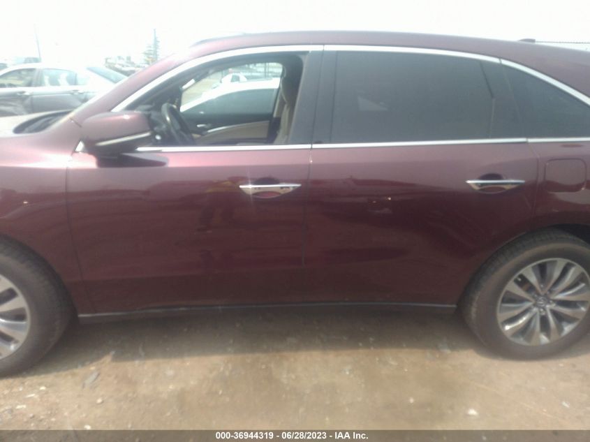 2014 ACURA MDX TECH PKG - 5FRYD4H4XEB007809