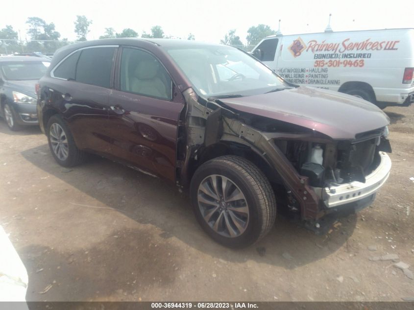 2014 ACURA MDX TECH PKG - 5FRYD4H4XEB007809