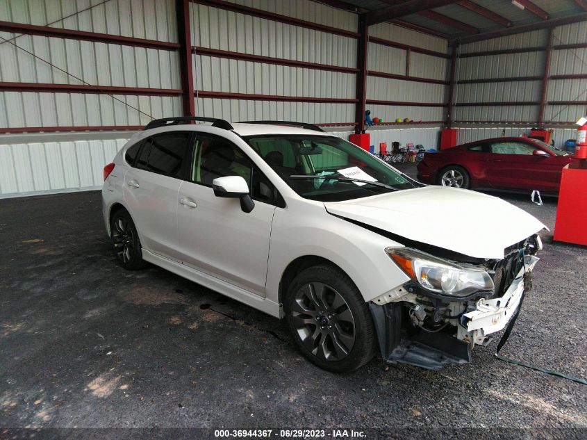 2016 SUBARU IMPREZA WAGON 2.0I SPORT PREMIUM - JF1GPAP61G9225694