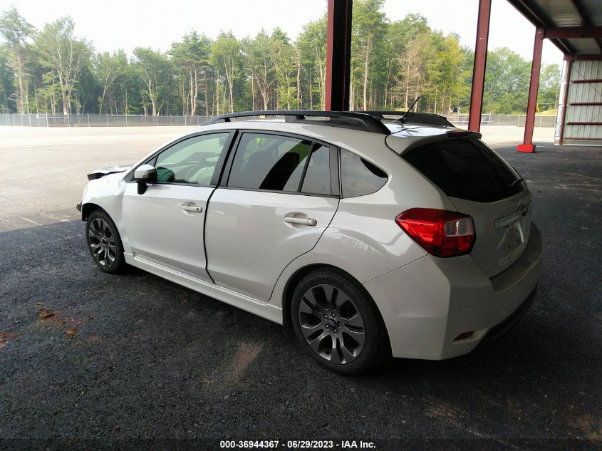 2016 SUBARU IMPREZA WAGON 2.0I SPORT PREMIUM - JF1GPAP61G9225694