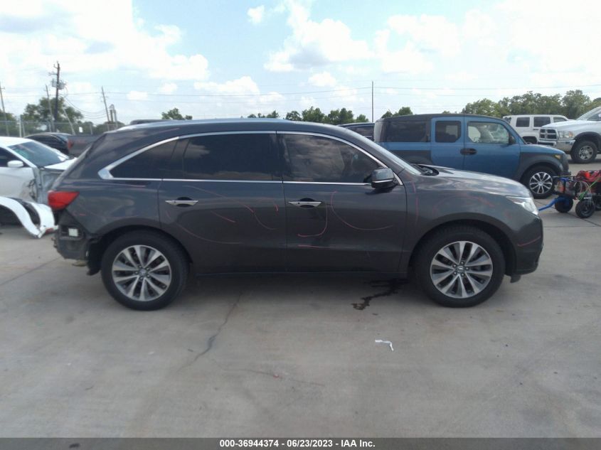 2014 ACURA MDX TECH PKG - 5FRYD3H44EB004057