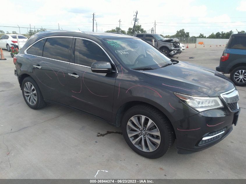 2014 ACURA MDX TECH PKG - 5FRYD3H44EB004057