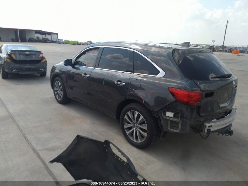 2014 ACURA MDX TECH PKG - 5FRYD3H44EB004057