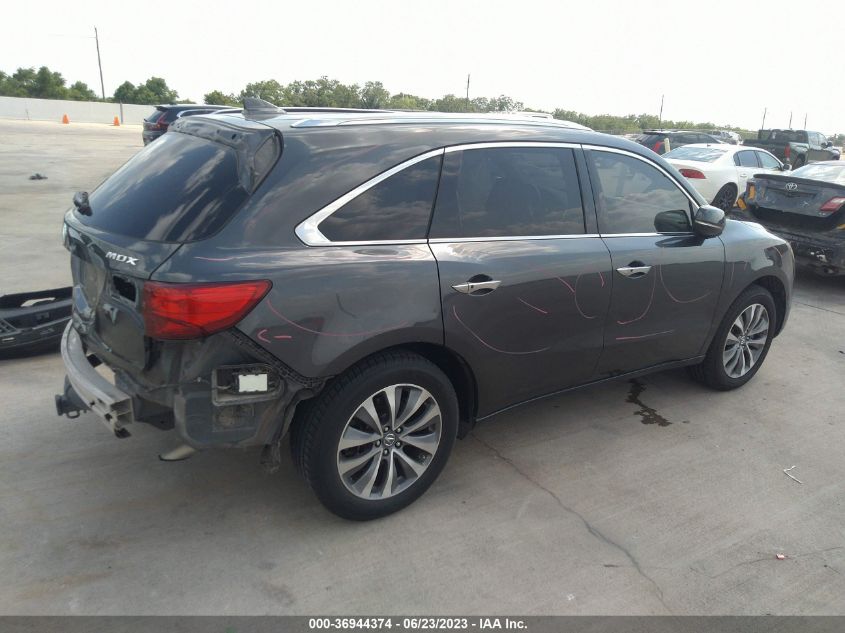 2014 ACURA MDX TECH PKG - 5FRYD3H44EB004057