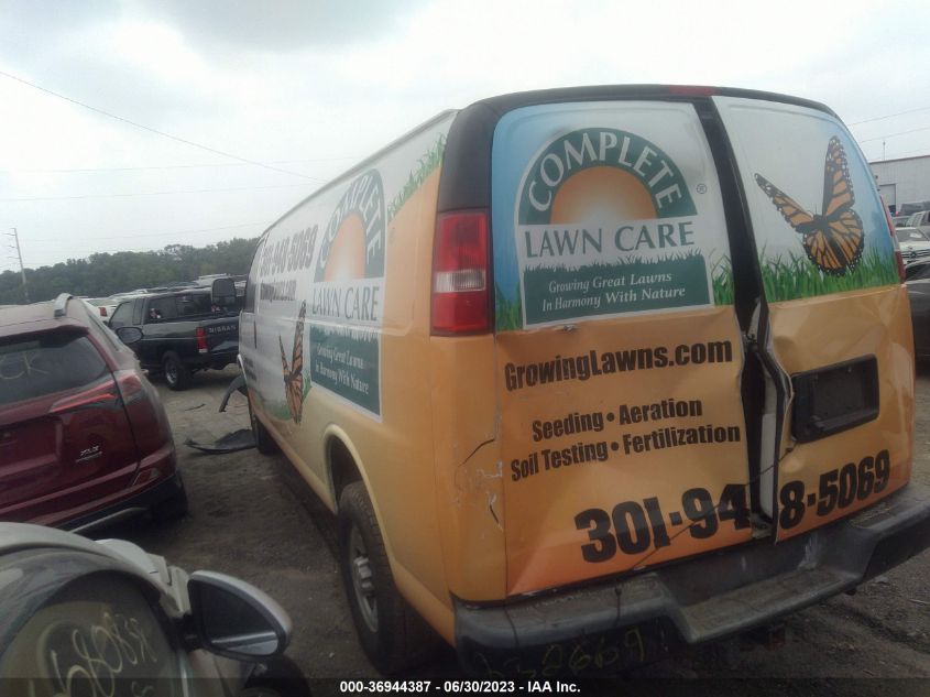 2017 CHEVROLET EXPRESS 3500 WORK VAN 1GCZGHFG6H1123040