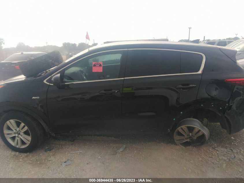 2018 KIA SPORTAGE LX - KNDPMCAC3J7364077