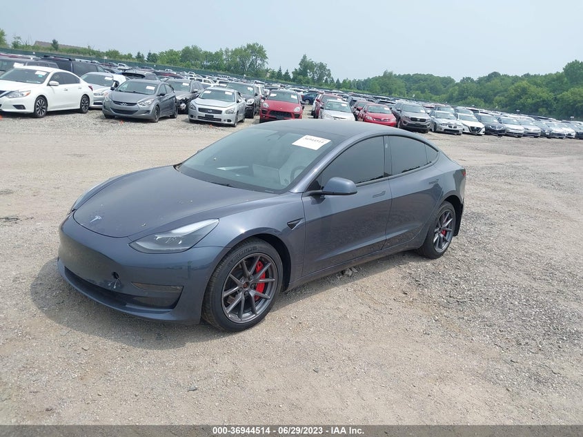 VIN 5YJ3E1EB2NF270676 2022 TESLA MODEL 3 LONG RANGE