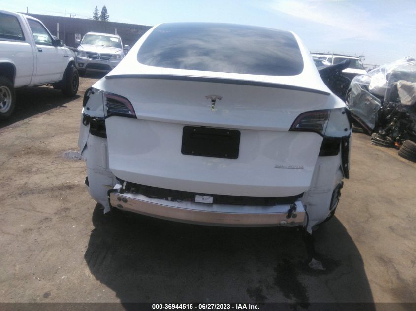 2022 TESLA MODEL Y PERFORMANCE - 7SAYGDEF1NF389827