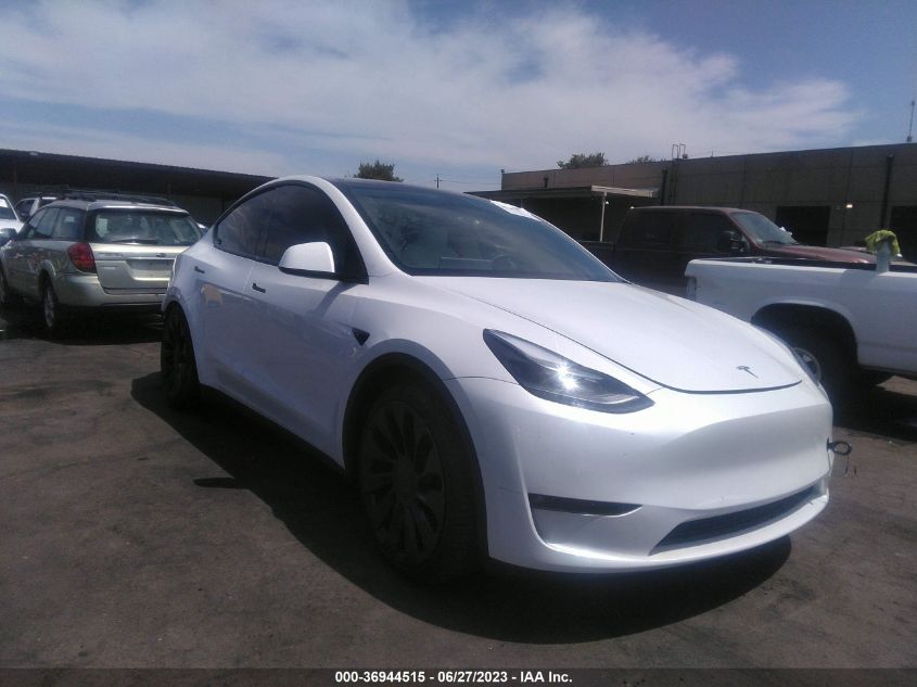 2022 TESLA MODEL Y PERFORMANCE - 7SAYGDEF1NF389827