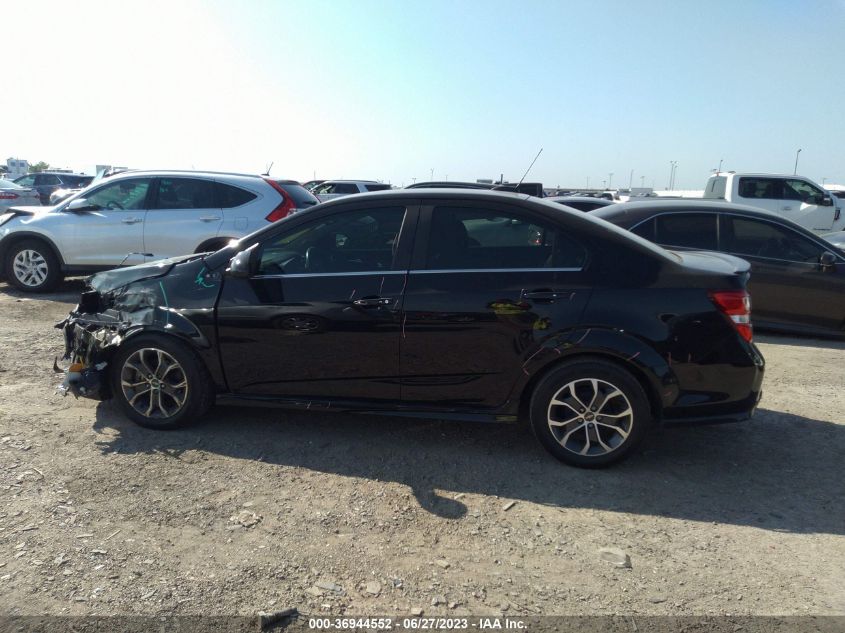 2017 CHEVROLET SONIC LT - 1G1JD5SH4H4105257