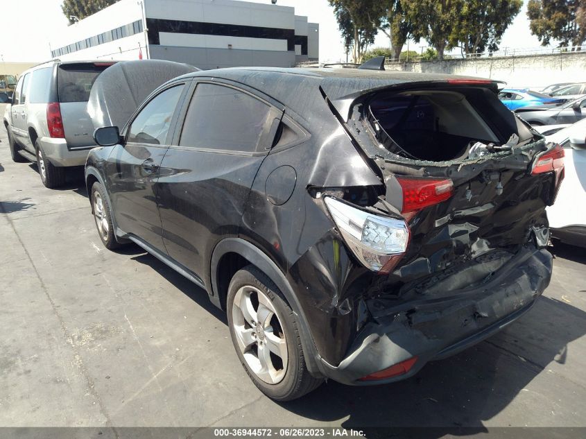 2016 HONDA HR-V LX - 3CZRU5H34GM707496