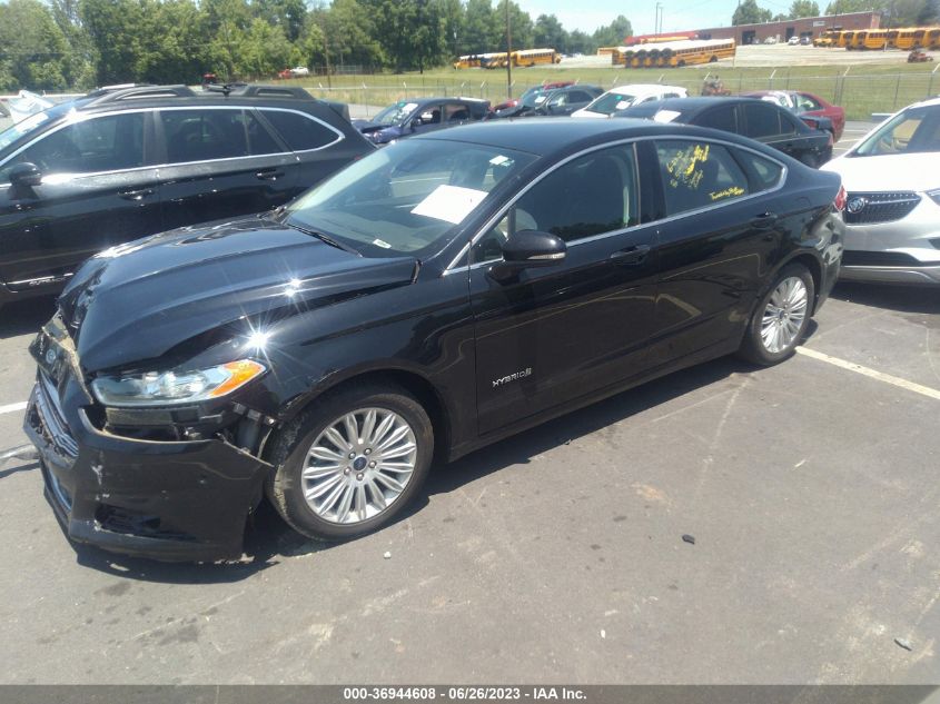 2016 FORD FUSION SE HYBRID - 3FA6P0LU6GR261072