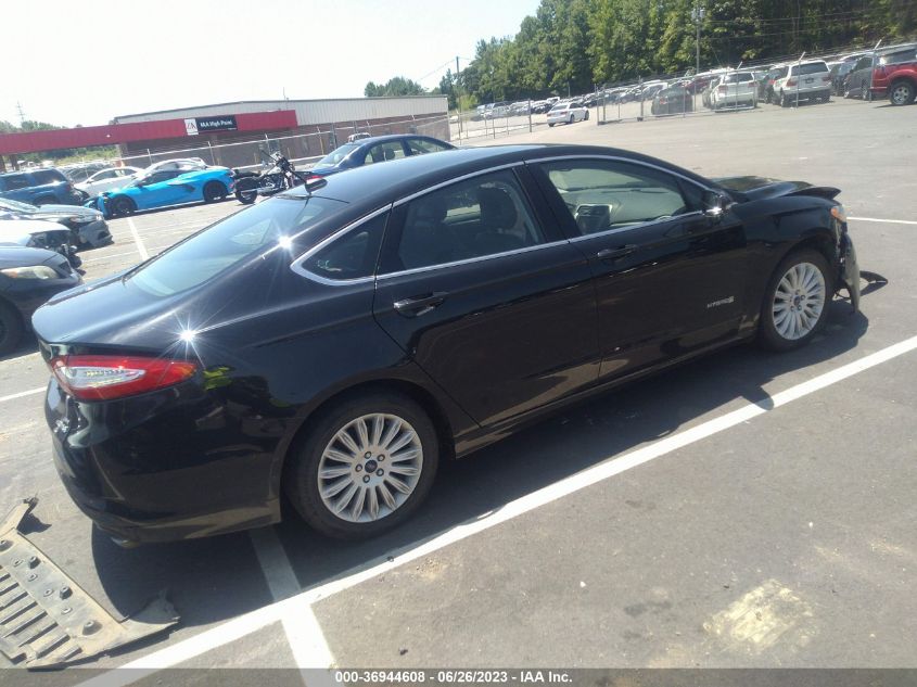 2016 FORD FUSION SE HYBRID - 3FA6P0LU6GR261072