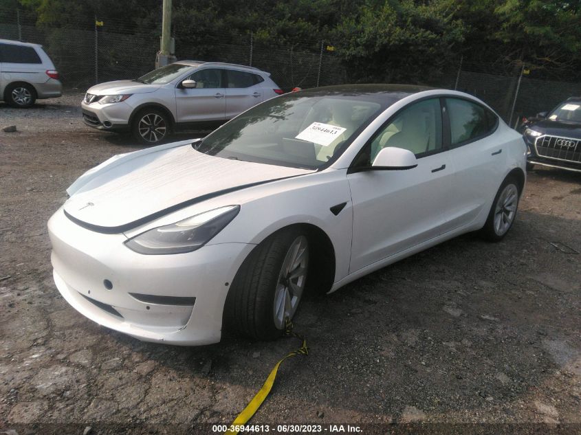 2021 TESLA MODEL 3 STANDARD RANGE PLUS - 5YJ3E1EA0MF978575