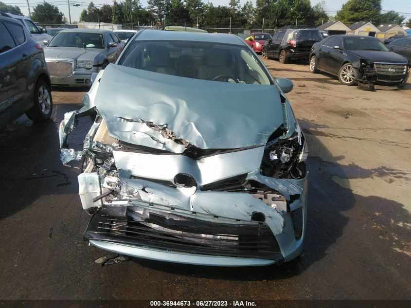 2015 TOYOTA PRIUS FOUR - JTDKN3DU1F1991463