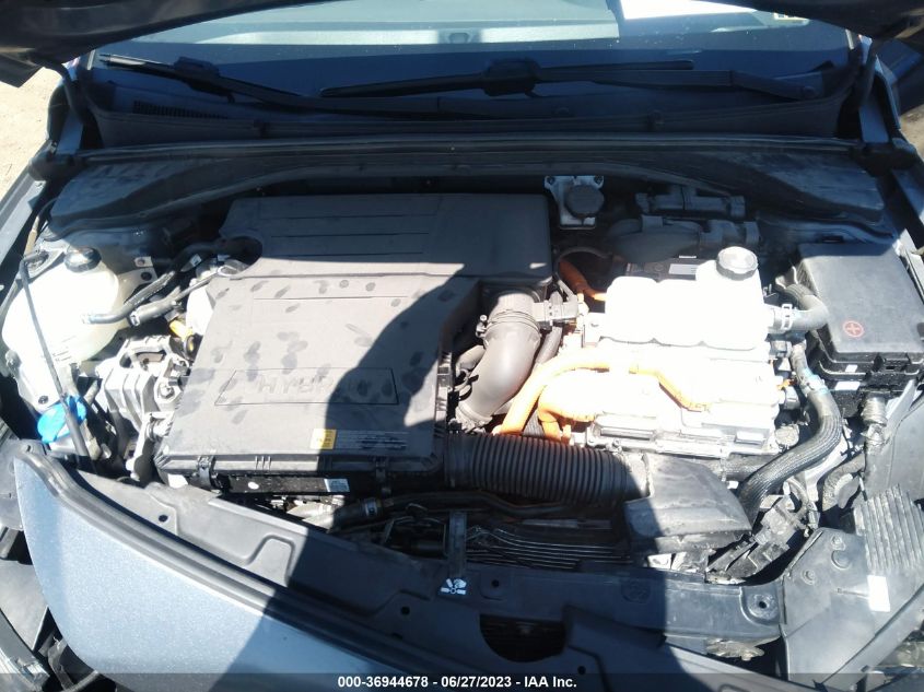 2019 HYUNDAI IONIQ HYBRID BLUE - KMHC65LC6KU112002