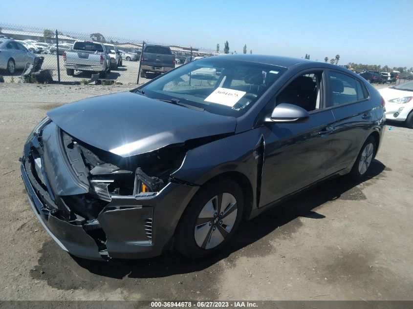 2019 HYUNDAI IONIQ HYBRID BLUE - KMHC65LC6KU112002