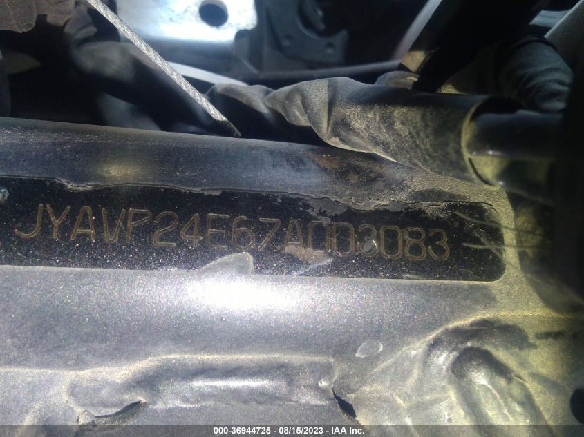 2007 YAMAHA XVS1300 A JYAVP24E67A003083