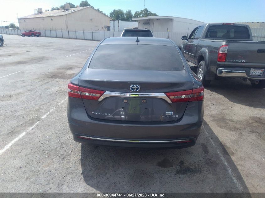 2018 TOYOTA AVALON HYBRID - 4T1BD1EB5JU062528