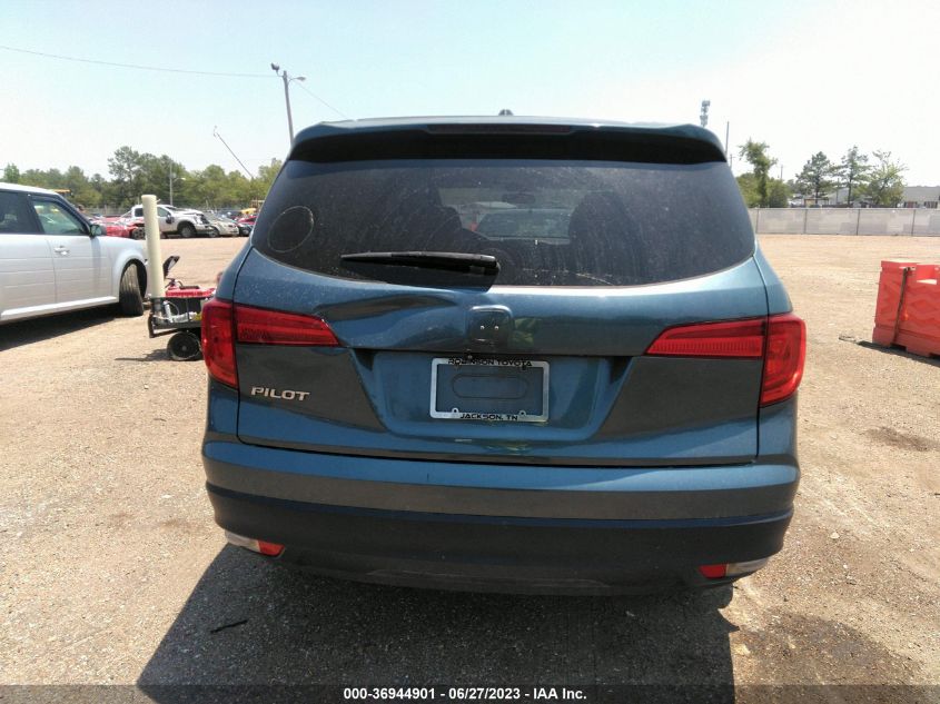 2016 HONDA PILOT EX - 5FNYF5H34GB007266