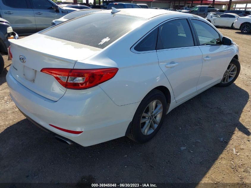 2015 HYUNDAI SONATA 2.4L SE - 5NPE24AF3FH100471