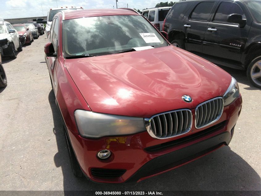 2017 BMW X3 XDRIVE28I - 5UXWX9C30H0T16153