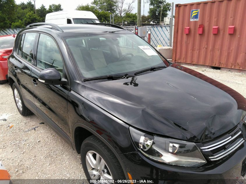 2016 VOLKSWAGEN TIGUAN S - WVGAV7AXXGW588079