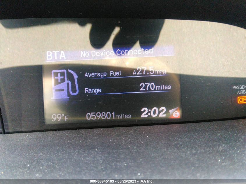 2015 HONDA CIVIC SEDAN EX - 19XFB2F89FE084736