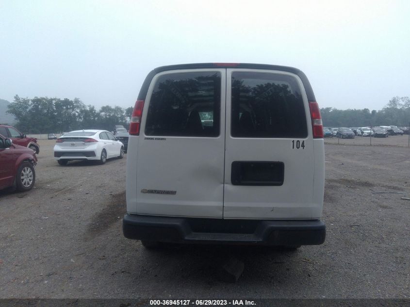 2017 CHEVROLET EXPRESS 2500 WORK VAN 1GCWGBFF6H1127077