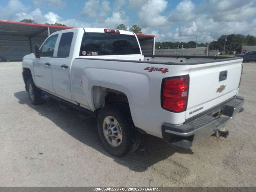 2018 CHEVROLET SILVERADO 2500HD WORK TRUCK - 1GC2KUEG9JZ209945
