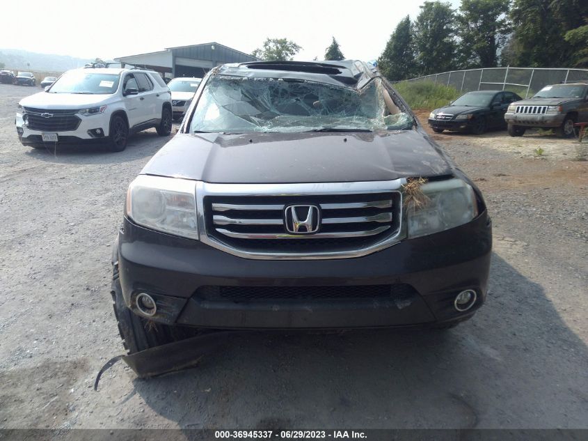 2013 HONDA PILOT EX-L - 5FNYF3H54DB031973