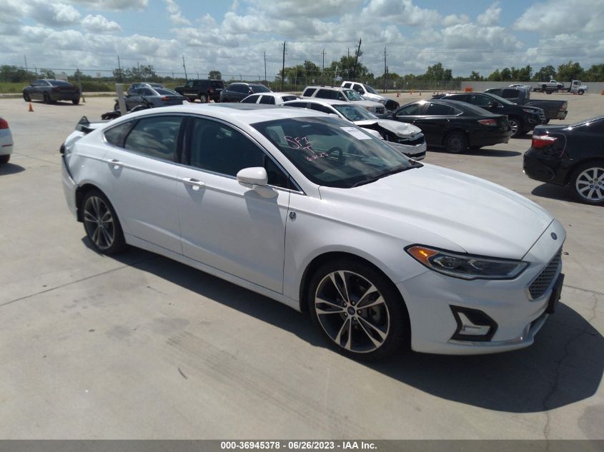 2019 FORD FUSION TITANIUM - 3FA6P0D95KR143176