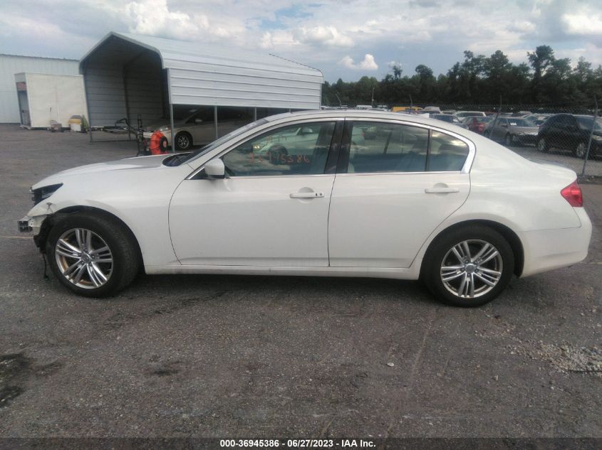 2013 INFINITI G37 SEDAN X - JN1CV6AR4DM758178
