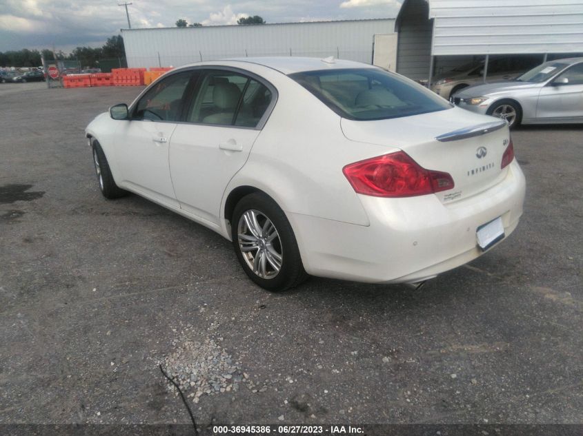 2013 INFINITI G37 SEDAN X - JN1CV6AR4DM758178