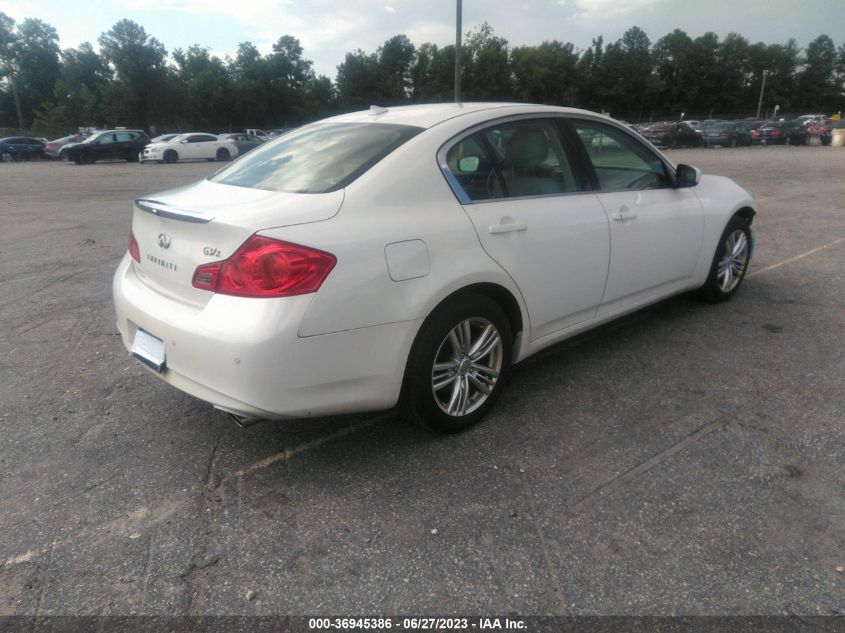 2013 INFINITI G37 SEDAN X - JN1CV6AR4DM758178