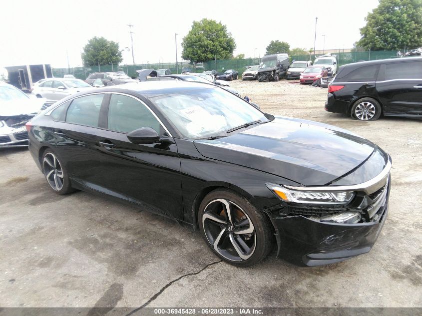 2020 HONDA ACCORD SEDAN SPORT - 1HGCV1F37LA154386