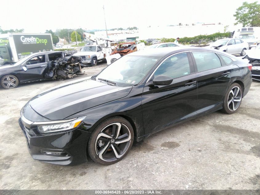 2020 HONDA ACCORD SEDAN SPORT - 1HGCV1F37LA154386