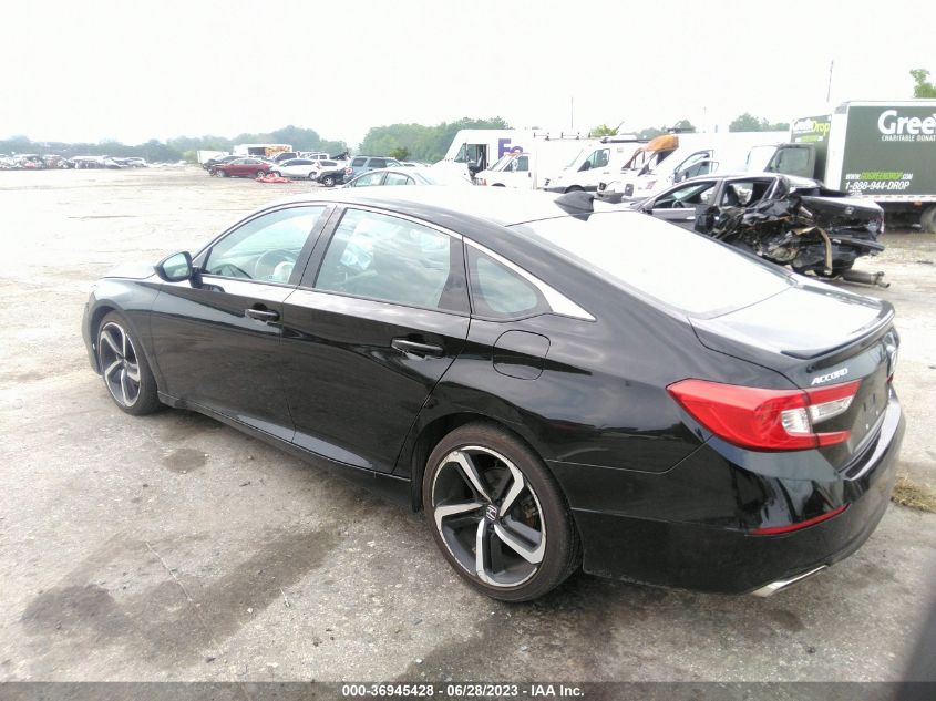 2020 HONDA ACCORD SEDAN SPORT - 1HGCV1F37LA154386
