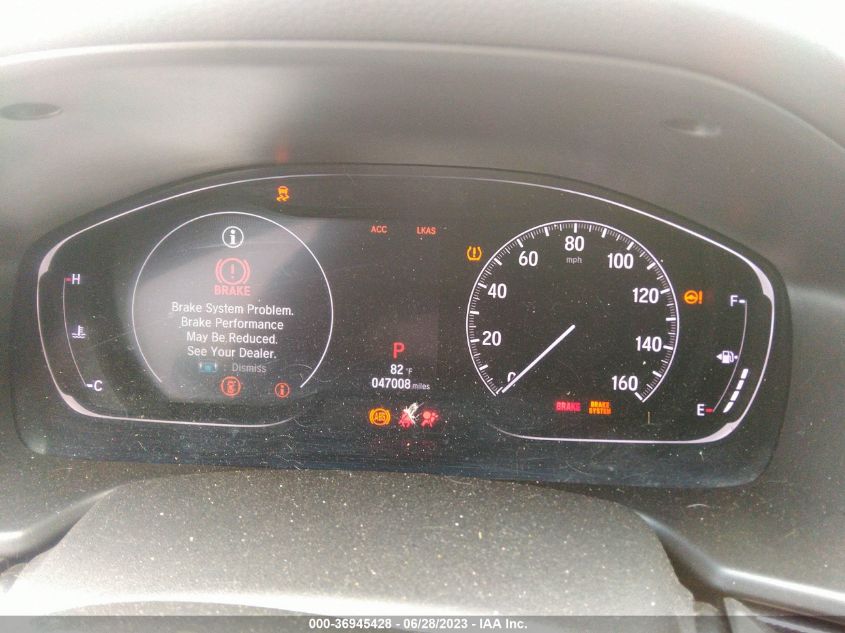 2020 HONDA ACCORD SEDAN SPORT - 1HGCV1F37LA154386