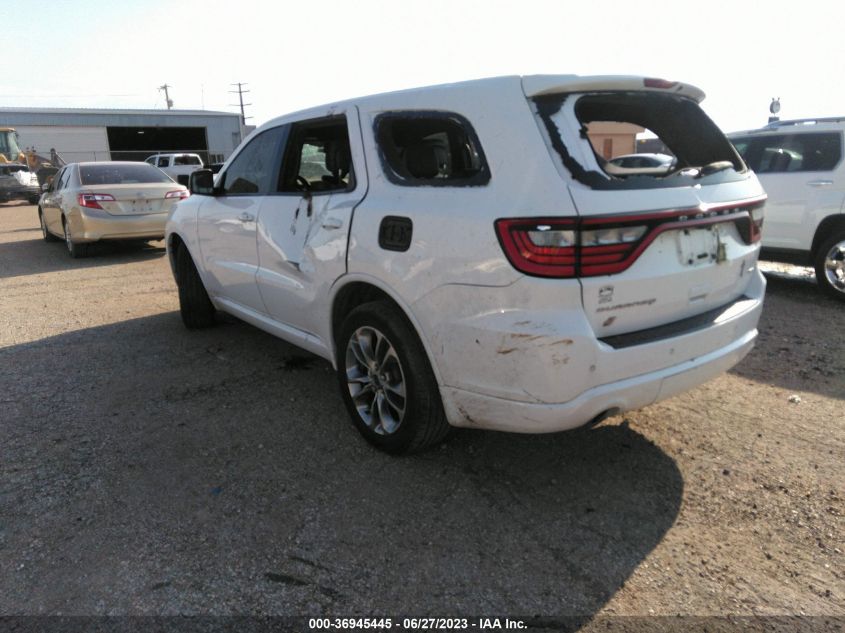 2019 DODGE DURANGO GT PLUS - 1C4RDJDG6KC651563
