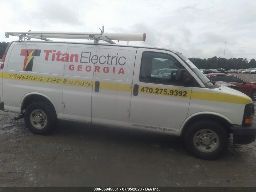 2014 CHEVROLET EXPRESS CARGO VAN - 1GCWGFCA9E1118188