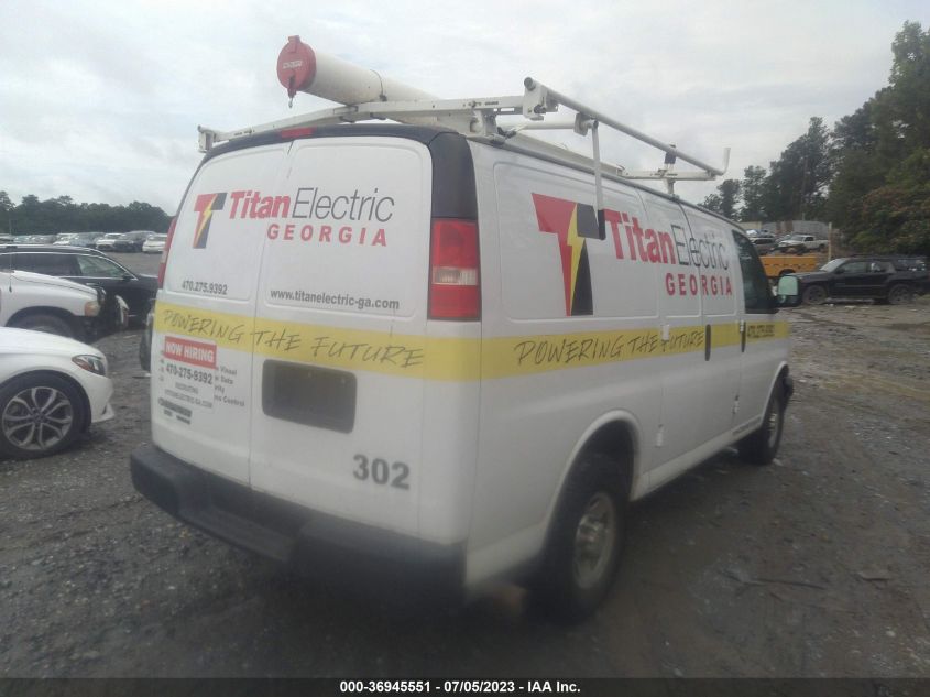 2014 CHEVROLET EXPRESS CARGO VAN - 1GCWGFCA9E1118188