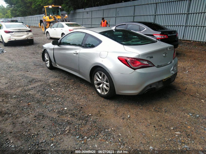 2013 HYUNDAI GENESIS COUPE 2.0T PREMIUM KMHHT6KDXDU094864