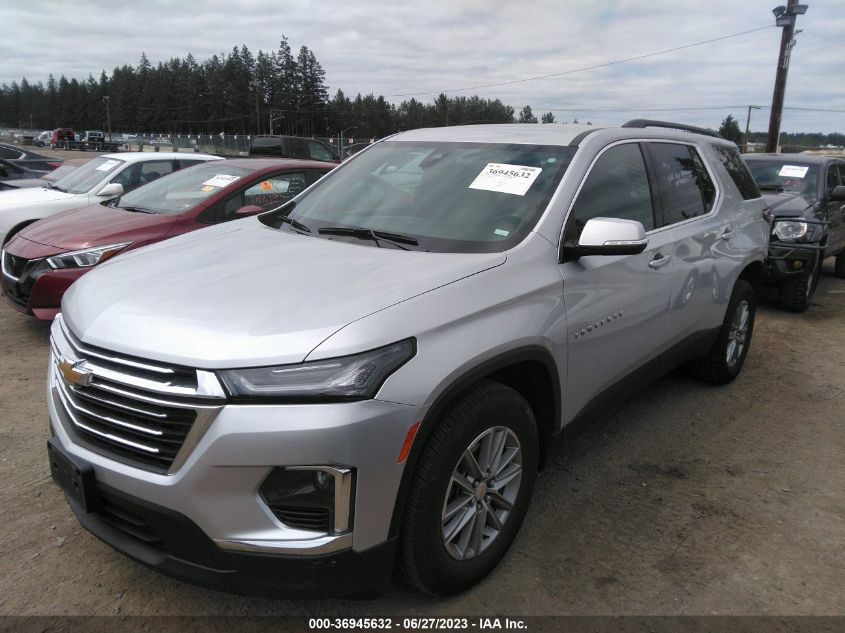 2022 CHEVROLET TRAVERSE LT LEATHER - 1GNEVHKWXNJ112370